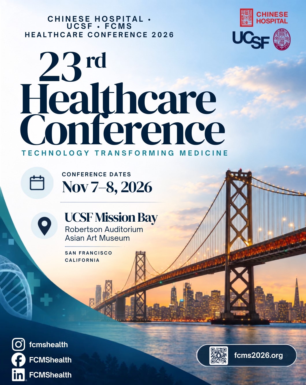 CH/UCSF/FCMS Health Conference 2026 Banner